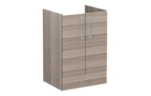 VitrA Root Flat 60cm 2 Door Floor Standing Washbasin Unit - Cordoba